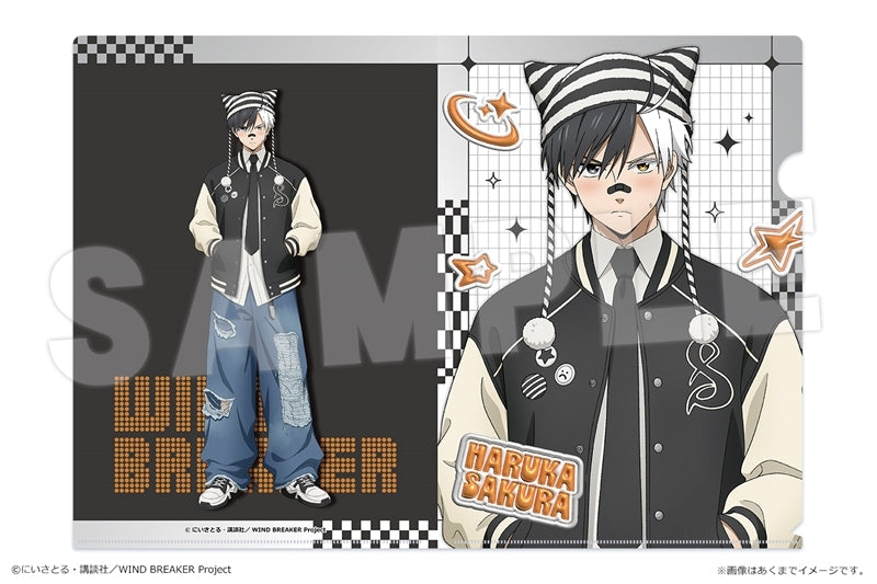 (Goods - Clear File) TV Anime WIND BREAKER A4 Clear File Ver. "Y2K Style" 01 Haruka Sakura
