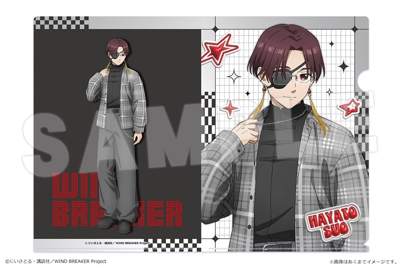 (Goods - Clear File) TV Anime WIND BREAKER A4 Clear File Ver. "Y2K Style" 03 Hayato Suo
