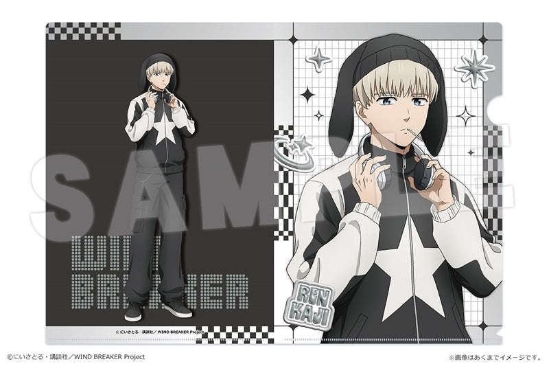 (Goods - Clear File) TV Anime WIND BREAKER A4 Clear File Ver. "Y2K Style" 05 Ren Kaji