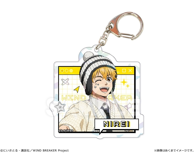 (Goods - Keychain) TV Anime WIND BREAKER Holographic Acrylic Keychain Ver. "Y2K Style" 02 Akihiko Nirei