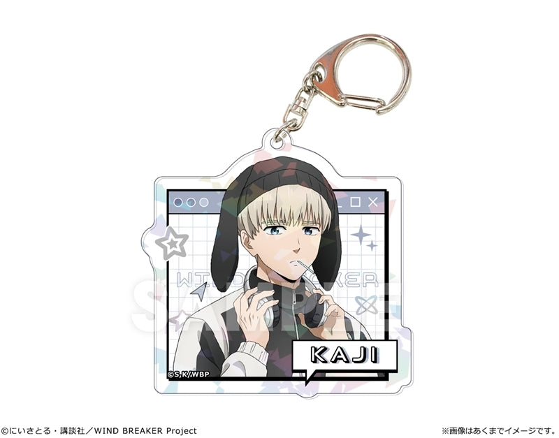 (Goods - Keychain) TV Anime WIND BREAKER Holographic Acrylic Keychain Ver. "Y2K Style" 05 Ren Kaji