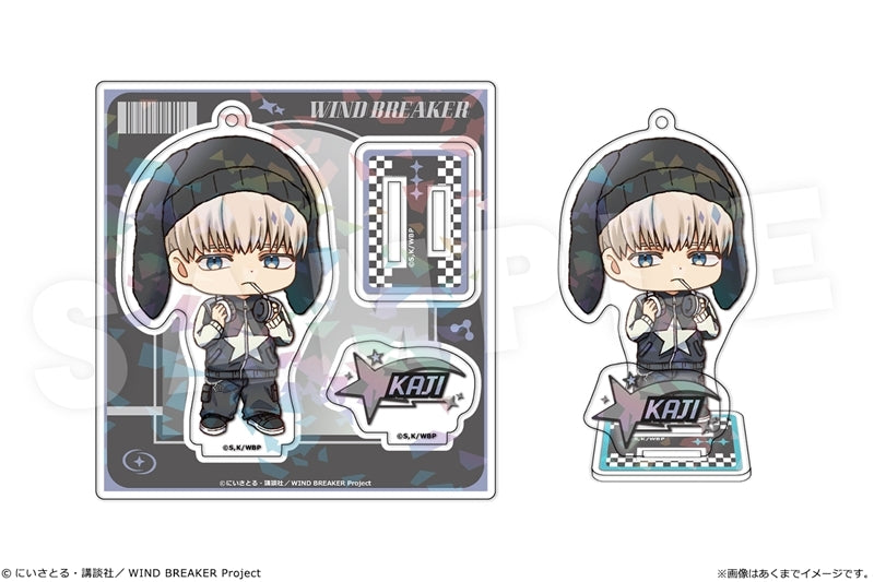 (Goods - Acrylic Stand) TV Anime WIND BREAKER Holographic Acrylic Figuremini 05 Ren Kaji