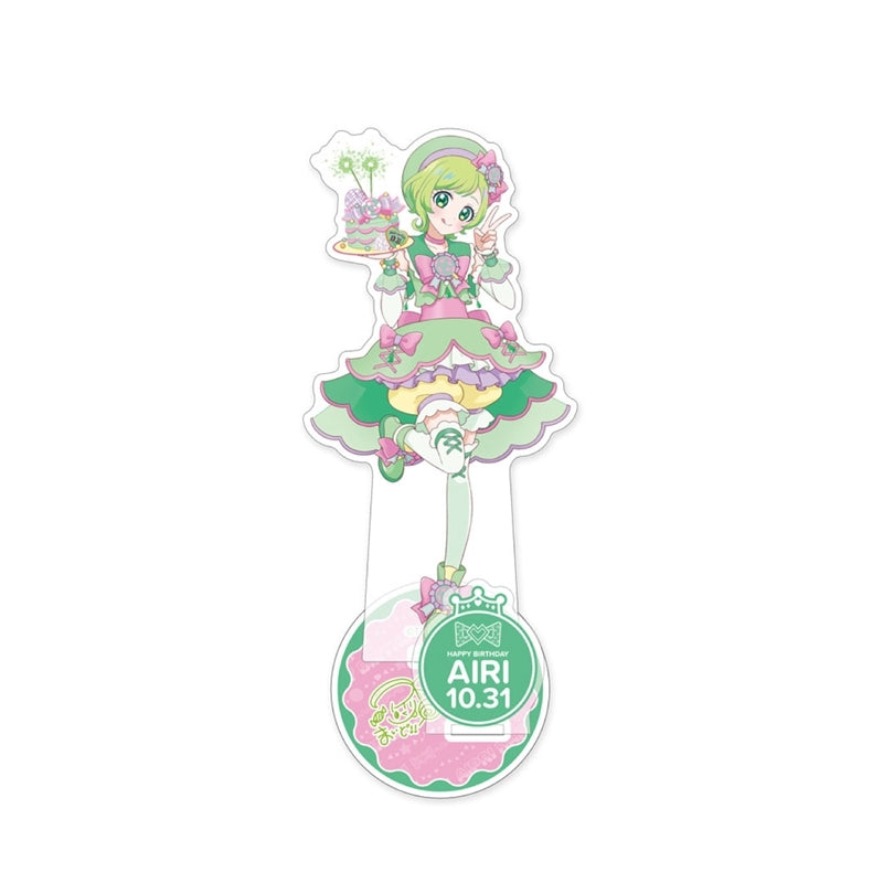 (Goods - Acrylic Stand) Himitsu no AiPri Happy Pri Birthday 202510 Chotto Deka Suta! Large-ish Stand Airi