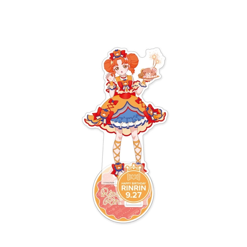 (Goods - Acrylic Stand) Himitsu no AiPri Happy Pri Birthday 202509 Chotto Deka Suta! Large-ish Stand Rinrin