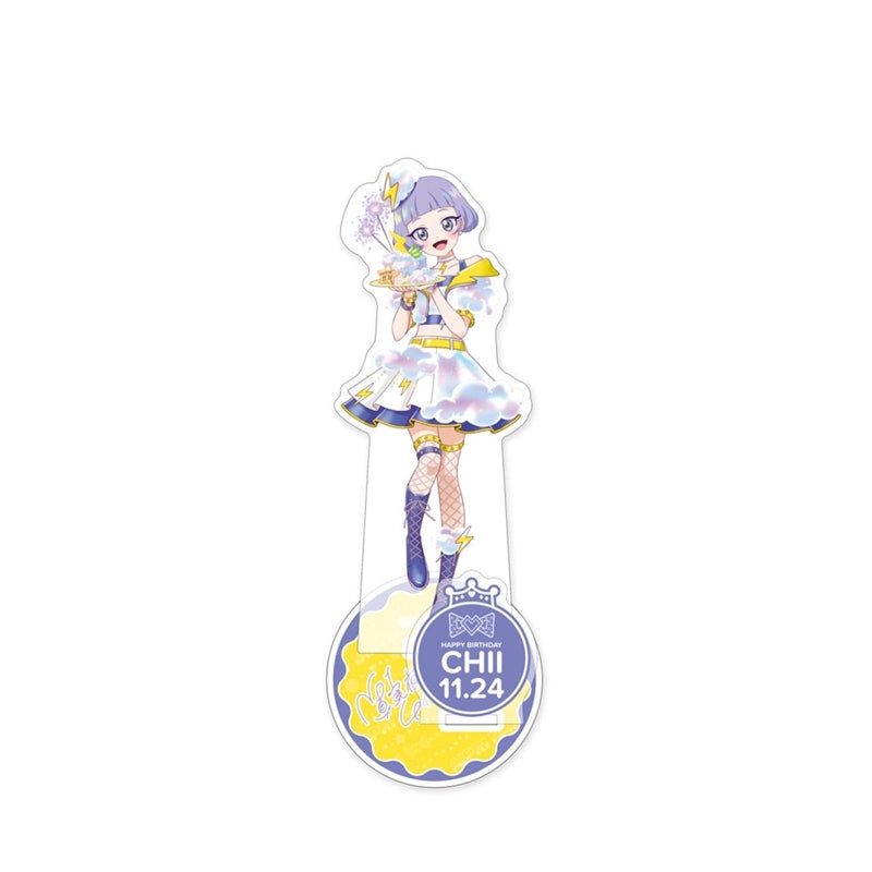 (Goods - Acrylic Stand) Himitsu no AiPri Happy Pri Birthday 202511 Chotto Deka Suta! Large-ish Stand Chii