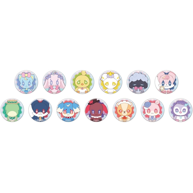 (1BOX=13)(Goods - Badge) Himitsu no AiPri MascotPlushButton Badge 13 Types Total (Trading)
