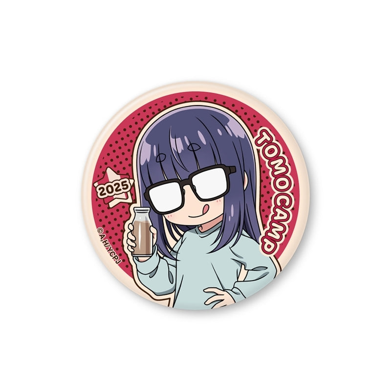(Goods - Badge) Laid-Back Camp SEASON3 Tomo Camp 2025 Puchi Chiaki Button Badge (56mm)