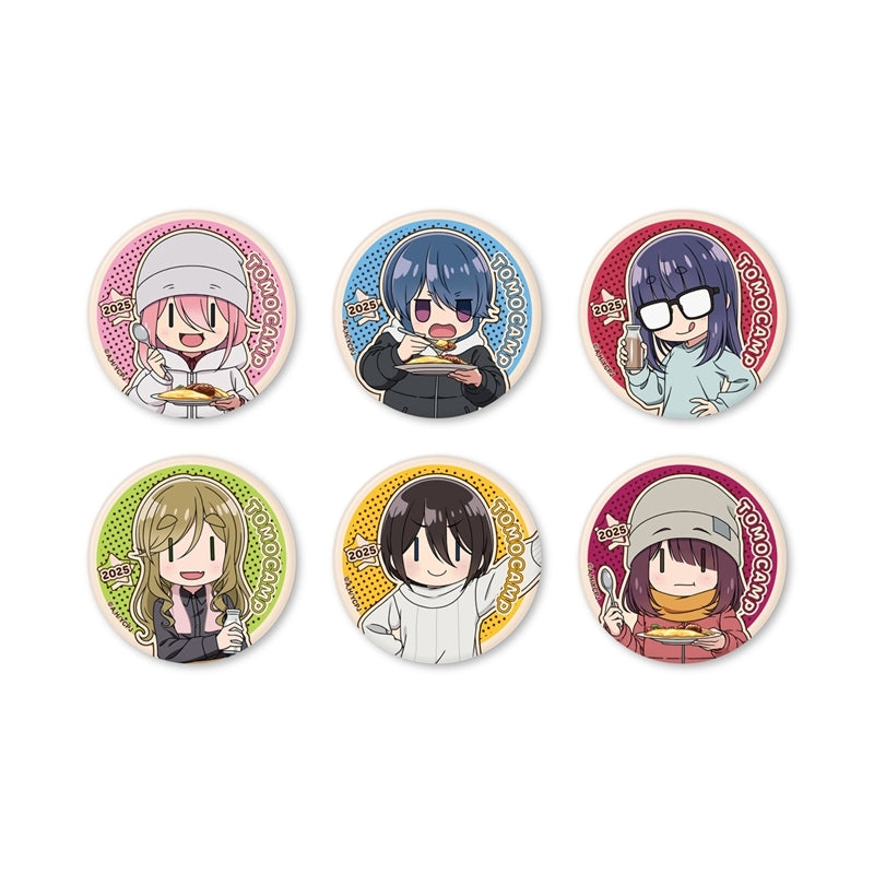 (Goods - Badge) Laid-Back Camp SEASON3 Tomo Camp 2025 Puchi Aoi Button Badge (56mm)