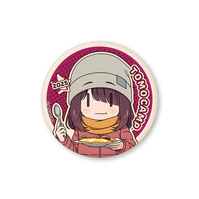 (Goods - Badge) Laid-Back Camp SEASON3 Tomo Camp 2025 Puchi Ayano Button Badge (56mm)