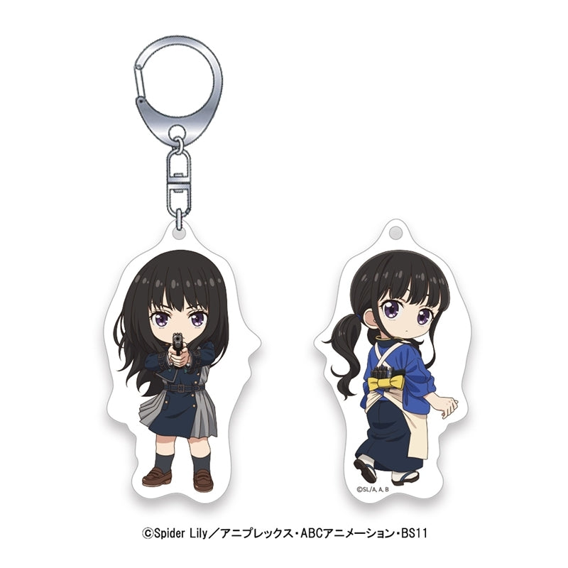 (Goods - Keychain) Lycoris Recoil Front and Back Acrylic Takina (1)