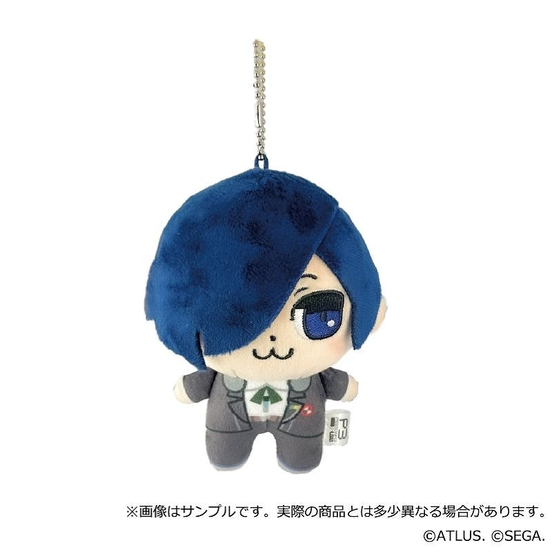 (Goods - Mascot) Persona 3 Reload Protagonist x bkub  Plush Key Chain 01. Protagonist