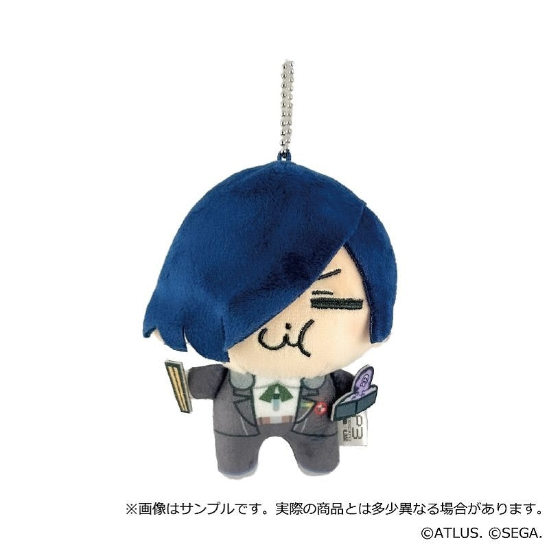 (Goods - Mascot) Persona 3 Reload Protagonist x bkub  Plush Key Chain 03. Bravery Rank 6