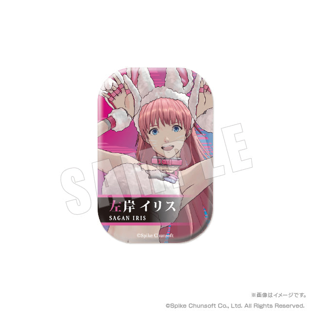 (Goods - Badge) No Sleep For Kaname Date - From AI: THE SOMNIUM FILES Square Button Badge 03. Iris Sagan
