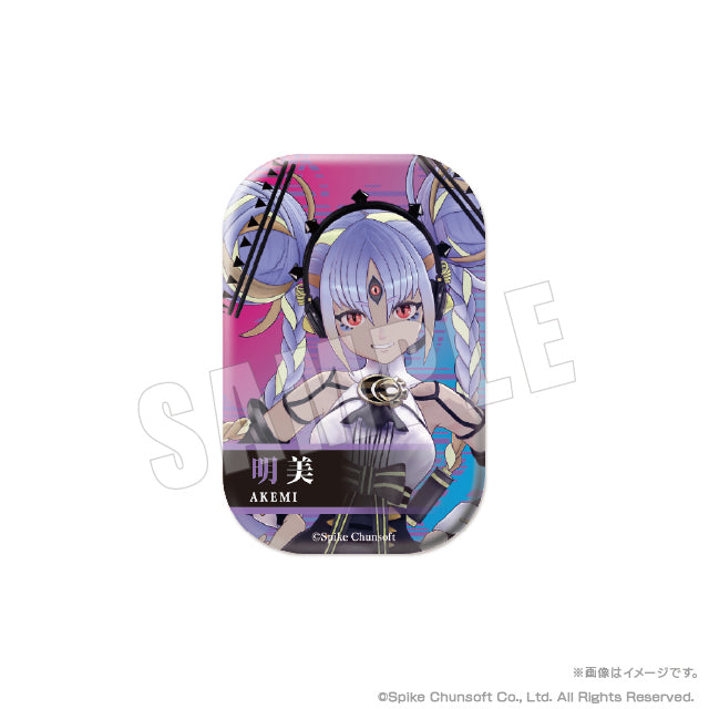 (Goods - Badge) No Sleep For Kaname Date - From AI: THE SOMNIUM FILES Square Button Badge 05. Akemi