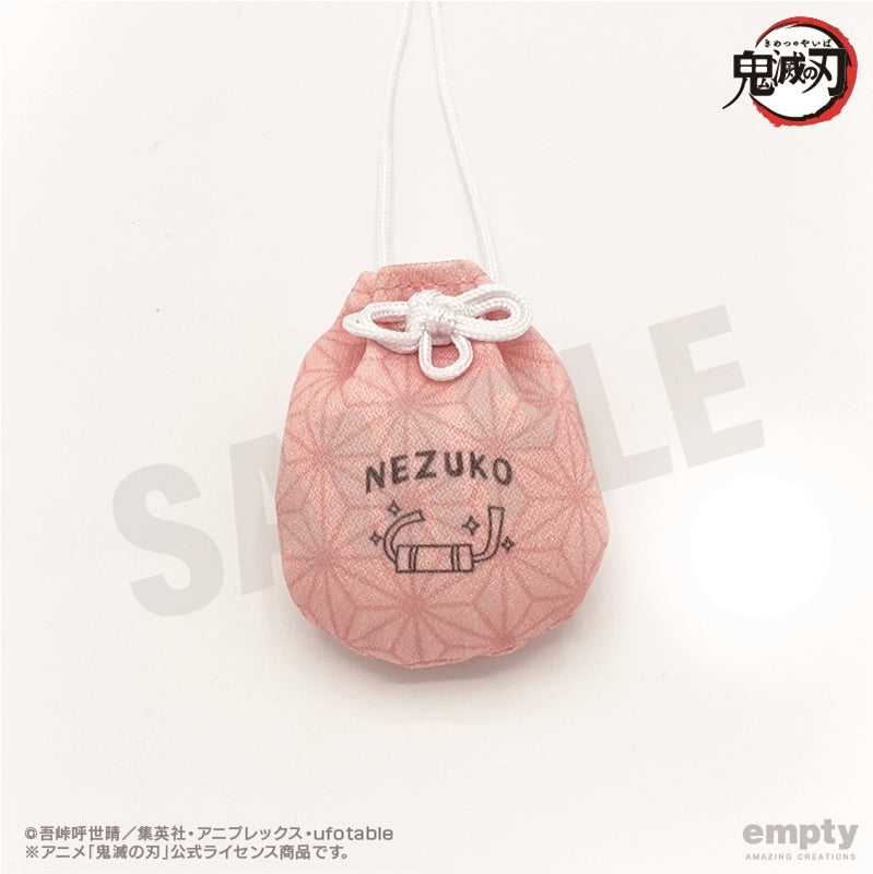 (Goods - Strap) Demon Slayer: Kimetsu no Yaiba Omamori Wind Netsuke 02. Nezuko Kamado