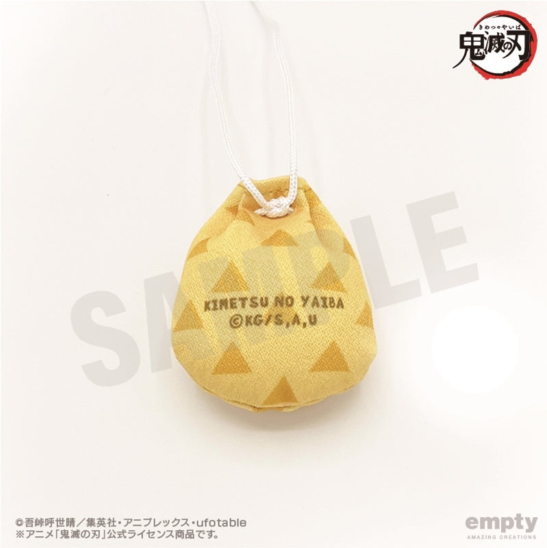 (Goods - Strap) Demon Slayer: Kimetsu no Yaiba Omamori Wind Netsuke 03. Zenitsu Agatsuma