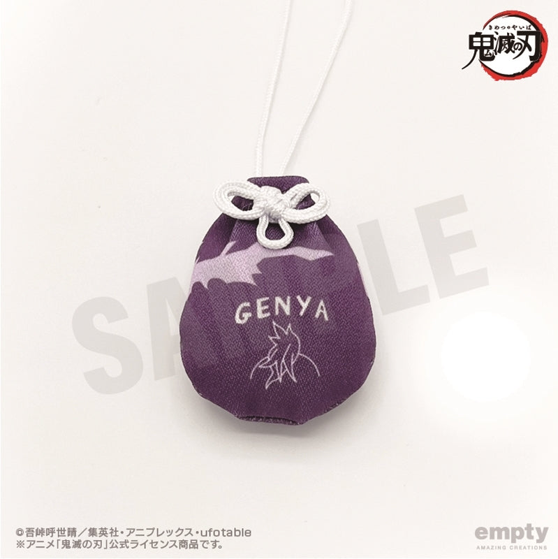 (Goods - Strap) Demon Slayer: Kimetsu no Yaiba Omamori Wind Netsuke 05. Genya Shinazugawa
