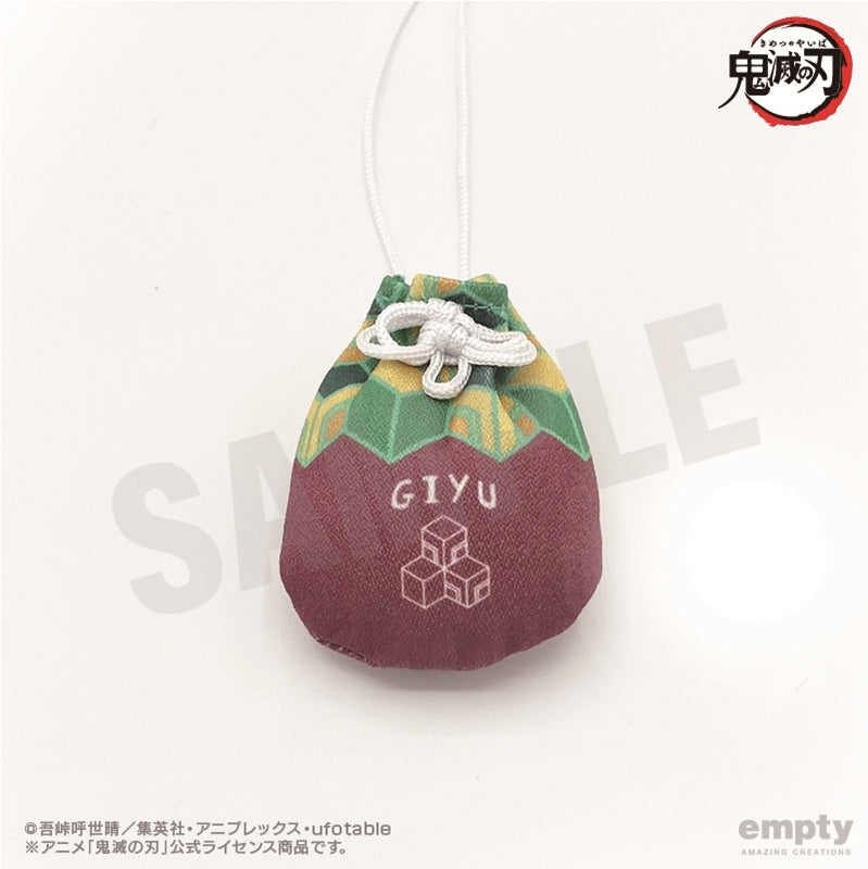 (Goods - Strap) Demon Slayer: Kimetsu no Yaiba Omamori Wind Netsuke 07. Giyu Tomioka
