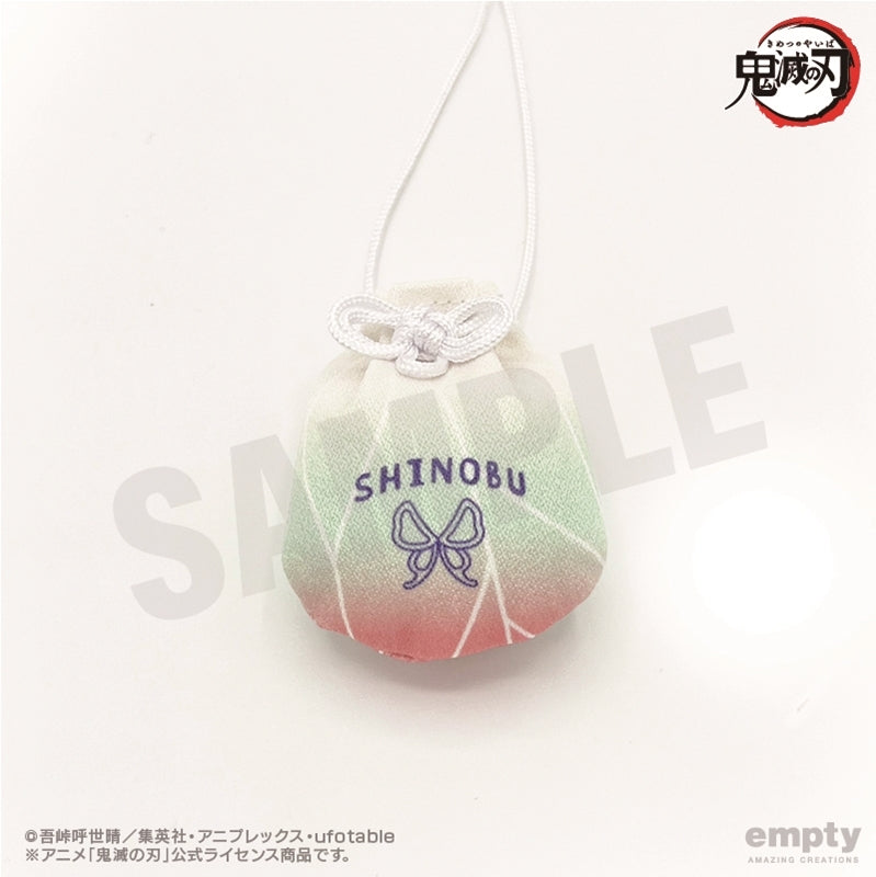 (Goods - Strap) Demon Slayer: Kimetsu no Yaiba Omamori Wind Netsuke 08. Shinobu Kocho