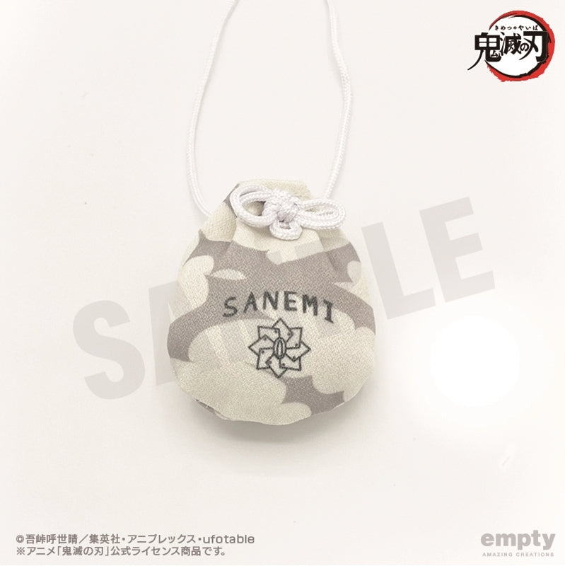 (Goods - Strap) Demon Slayer: Kimetsu no Yaiba Omamori Wind Netsuke 14. Sanemi Shinazugawa