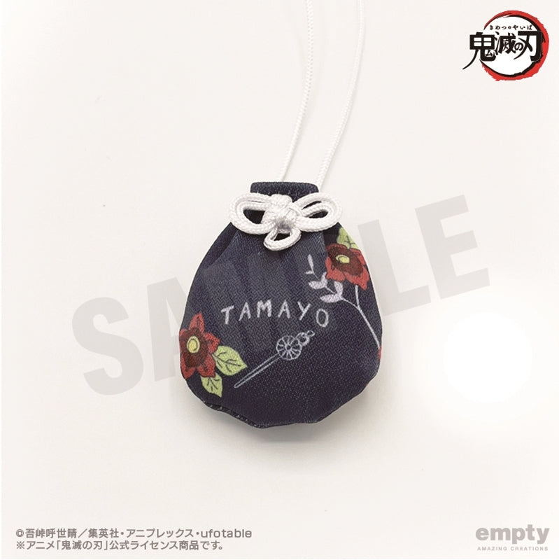 (Goods - Strap) Demon Slayer: Kimetsu no Yaiba Omamori Wind Netsuke 16. Tamayo