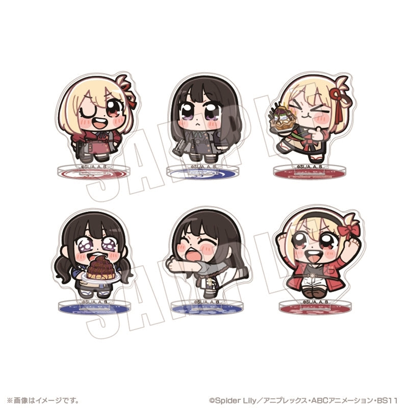 (1BOX=6)(Goods - Acrylic Stand) Lycoris Recoil Bkub Mini Acrylic Stand