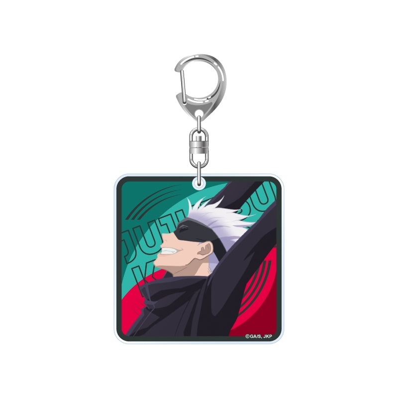 (Goods - Keychain) Anime "Jujutsu Kaisen" 5th Anniversary Visual Vol. 1 Acrylic Keychain Satoru Gojo