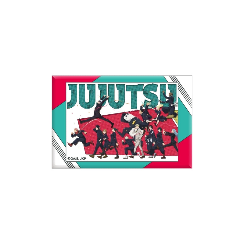 (Goods - Badge) Anime "Jujutsu Kaisen" 5th Anniversary Visual Vol. 1 Square Button Badge w/Stand