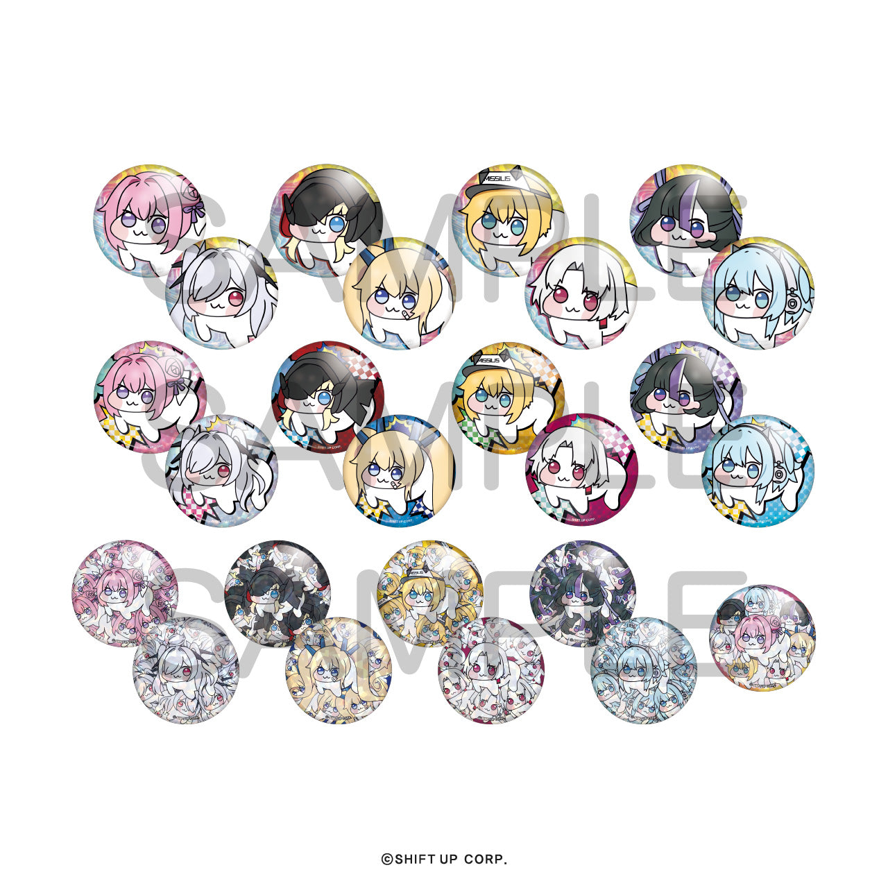 (1BOX=10)(Goods - Badge) GODDESS OF VICTORY: NIKKE DORO Button Badge