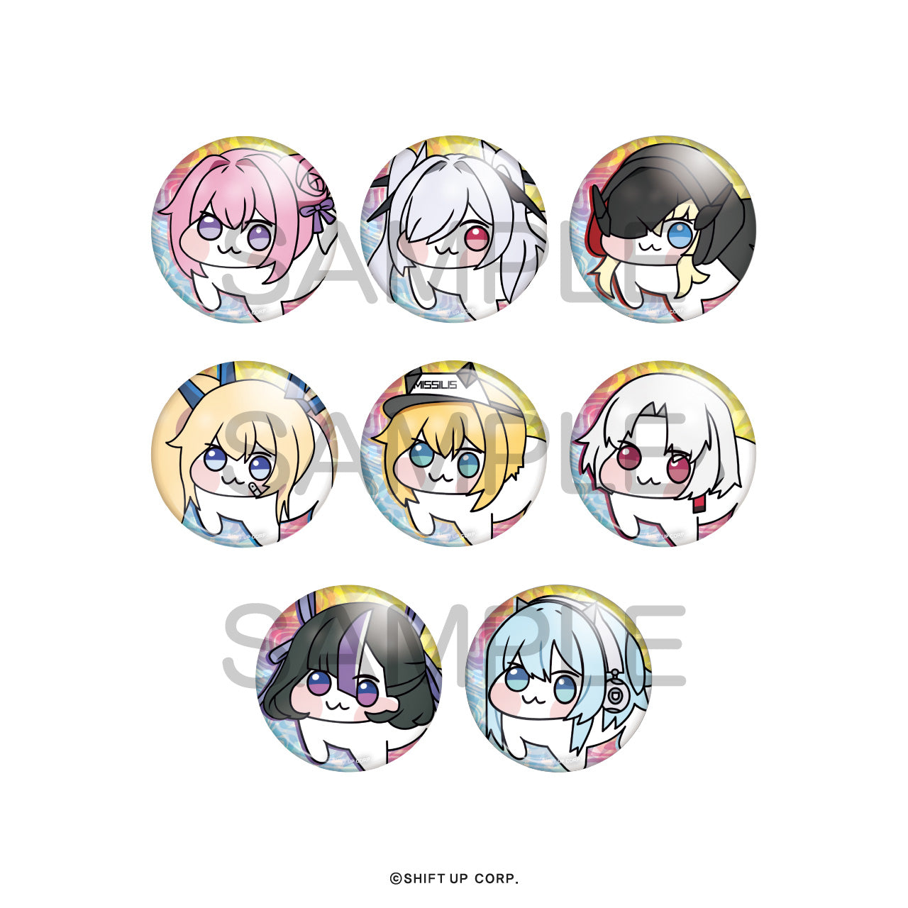 (1BOX=10)(Goods - Badge) GODDESS OF VICTORY: NIKKE DORO Button Badge