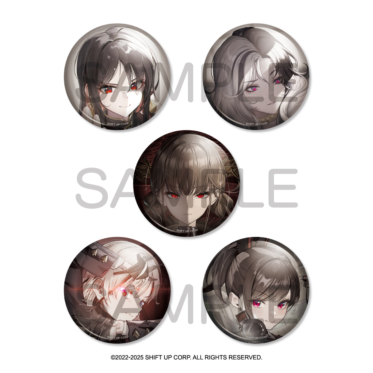 (1BOX=10)(Goods - Badge) GODDESS OF VICTORY: NIKKE BURST COLLECTION Button Badge Vol.4