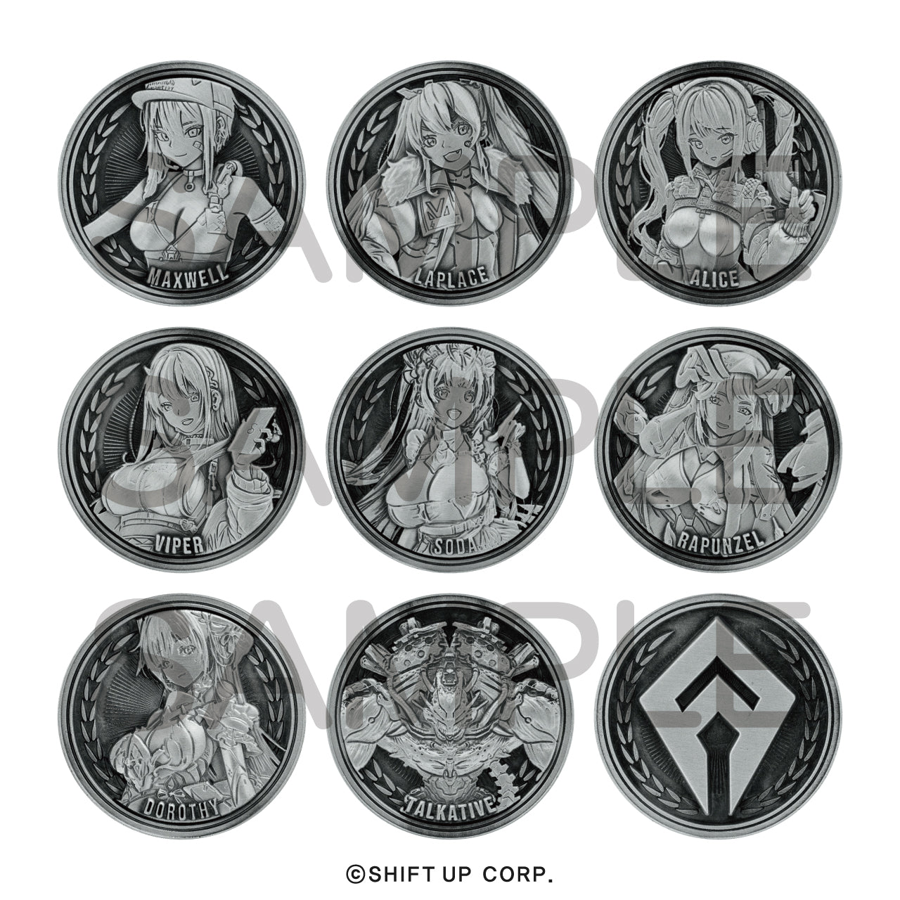 (1BOX=20)(Goods - Other) GODDESS OF VICTORY: NIKKE Medal Collection Vol.2
