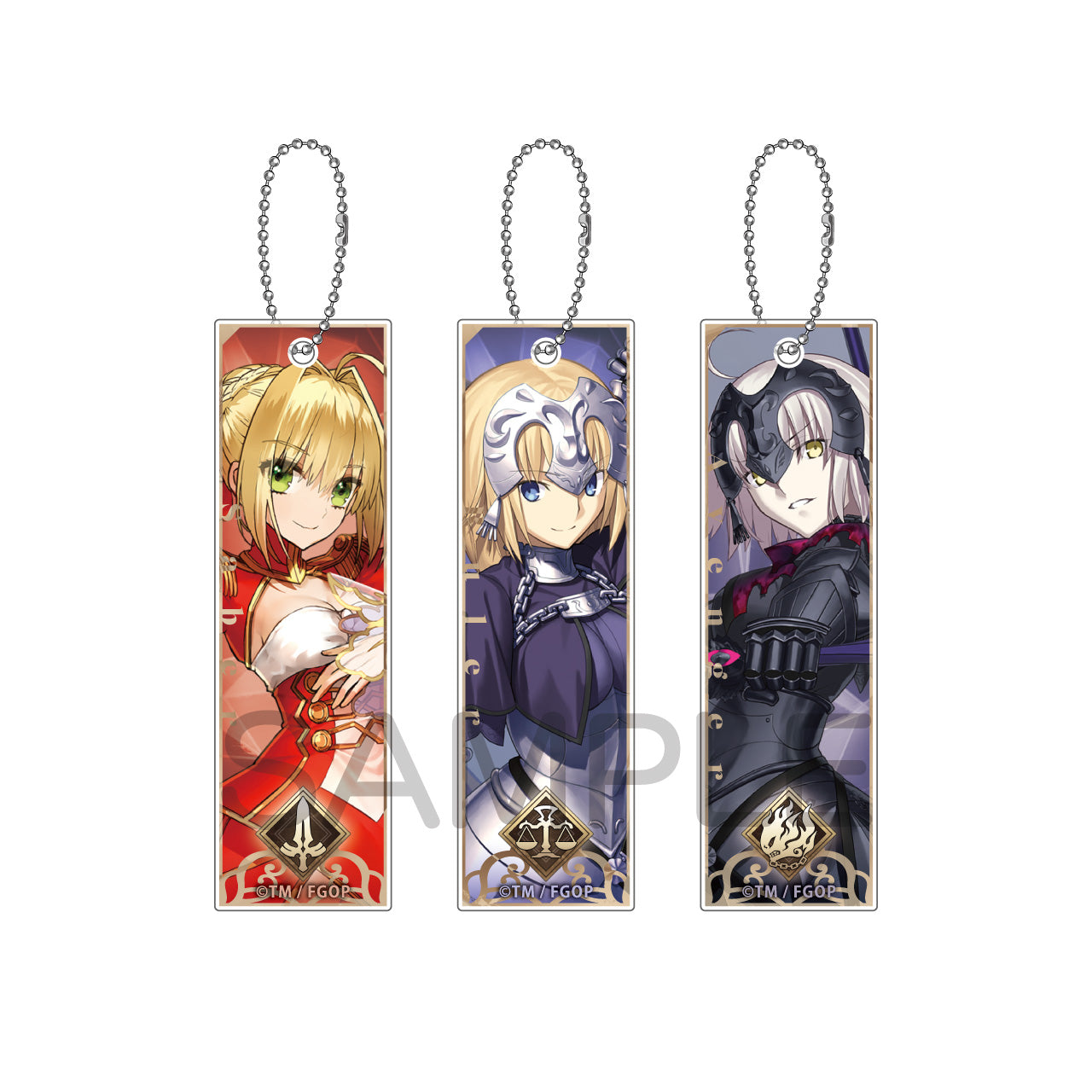 (1BOX=10)(Goods - Keychain) Fate/Grand Order TsuiColle Trading Acrylic Keychain Vol.1