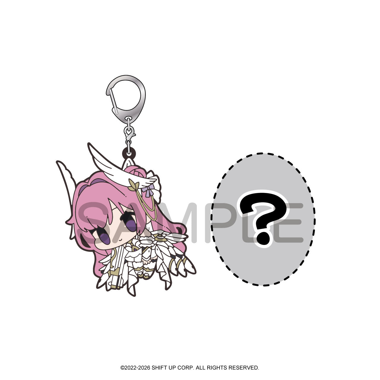 (1BOX=8)(Goods - Keychain) GODDESS OF VICTORY: NIKKE Tsumamare Rubber Keychain vol. 1