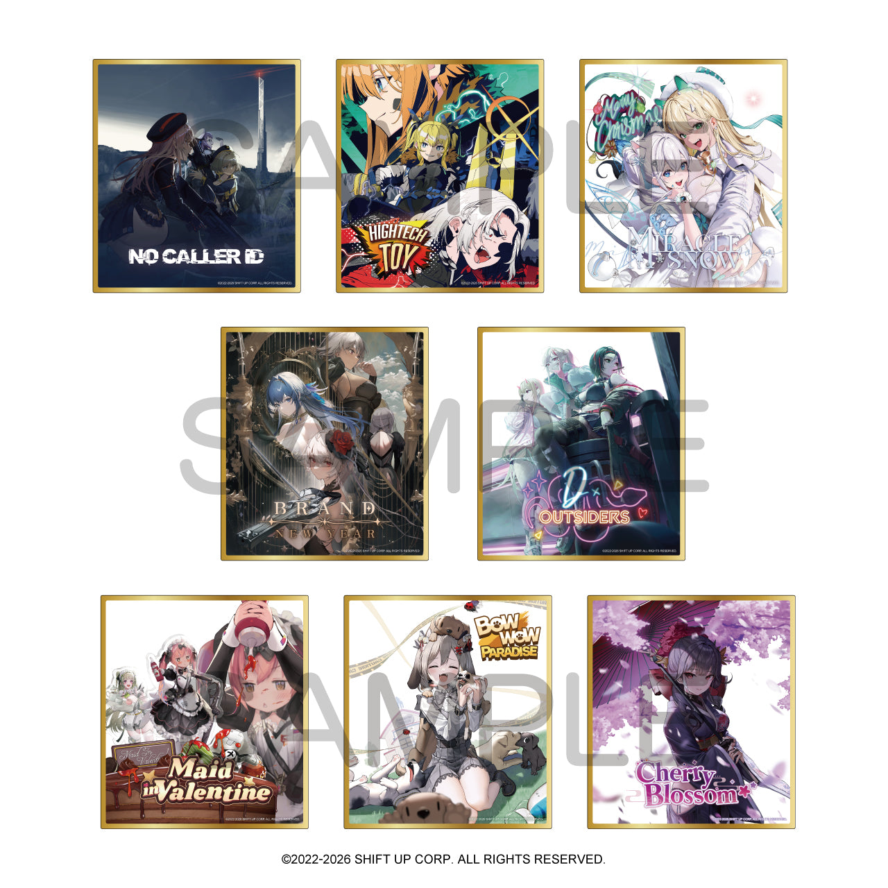 (1BOX=8)(Goods - Art Board) GODDESS OF VICTORY: NIKKE The Archive Record Vol.1 Acrylic Clear Art Board