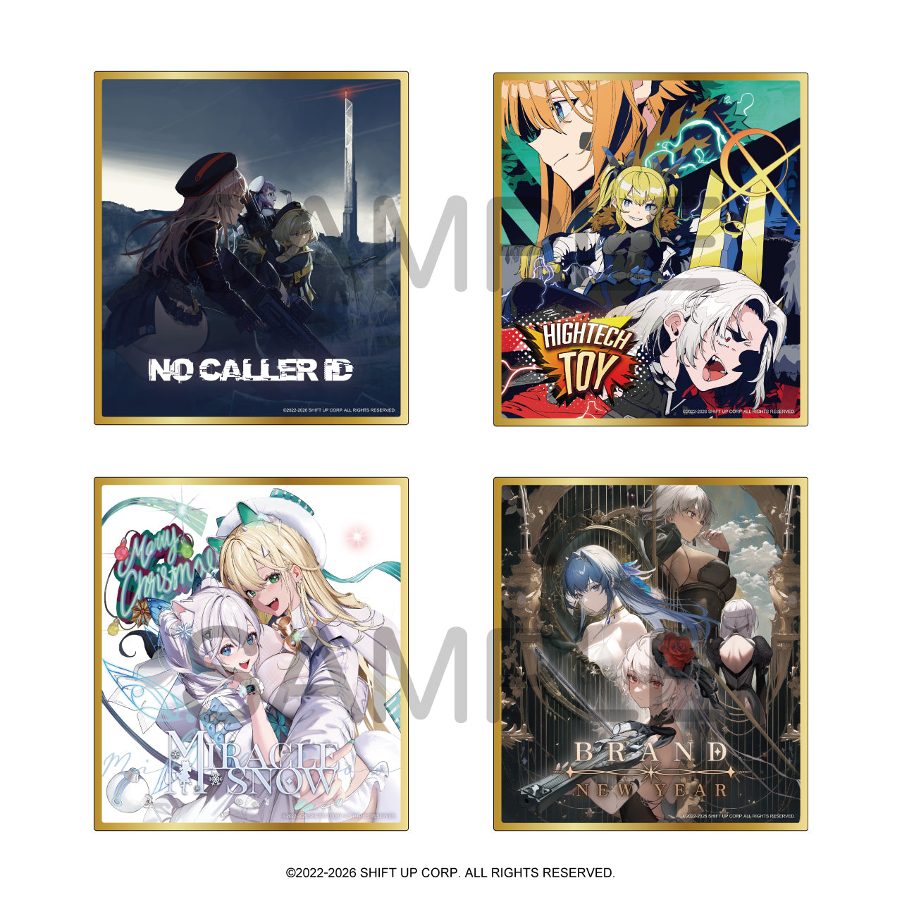 (1BOX=8)(Goods - Art Board) GODDESS OF VICTORY: NIKKE The Archive Record Vol.1 Acrylic Clear Art Board