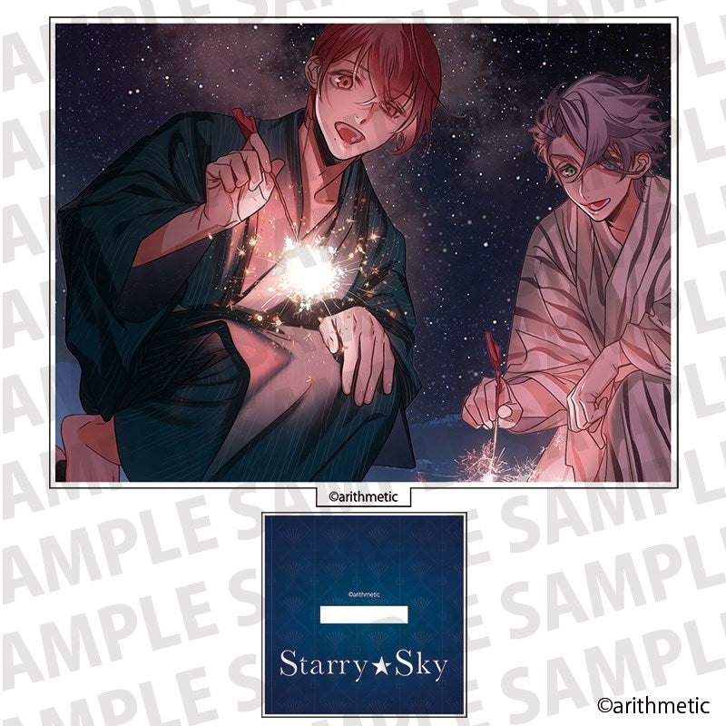 (Goods - Stand Pop) Starry☆Sky Card Shaped Acrylic Stand AGF2025 ver. Yoh & Kazuki [After AGF2025]