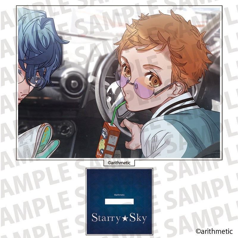 (Goods - Stand Pop) Starry☆Sky Card Shaped Acrylic Stand AGF2025 ver. Iku & Naoshi [After AGF2025]