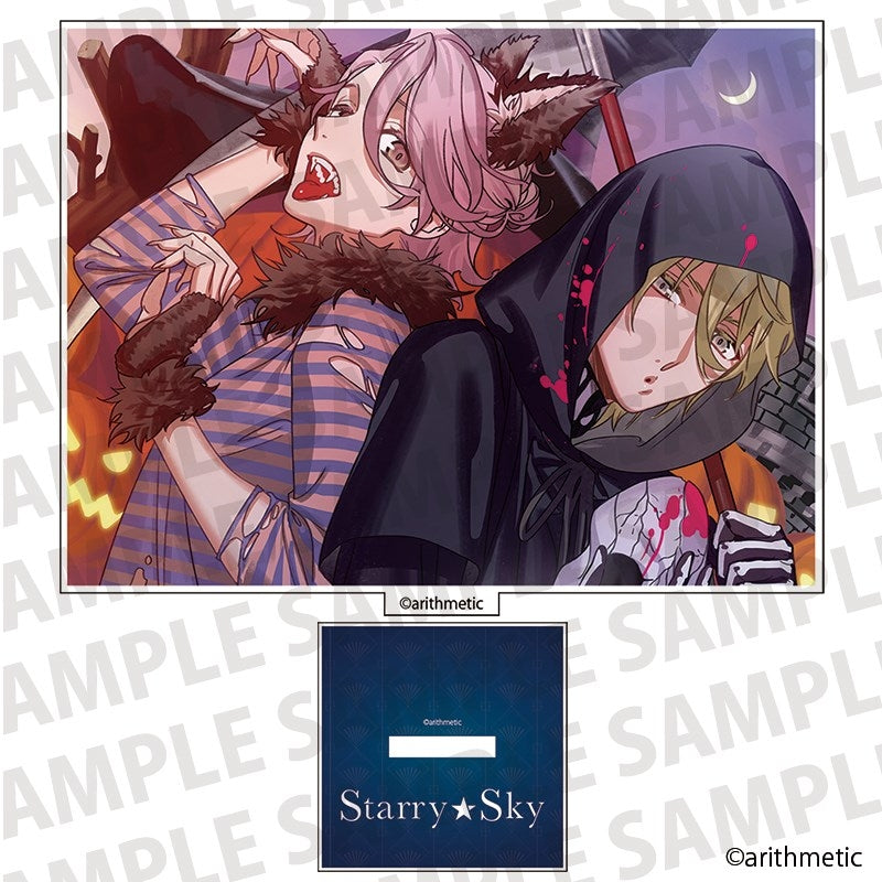 (Goods - Stand Pop) Starry☆Sky Card Shaped Acrylic Stand AGF2025 ver. Hayato & Ryunosuke [After AGF2025]