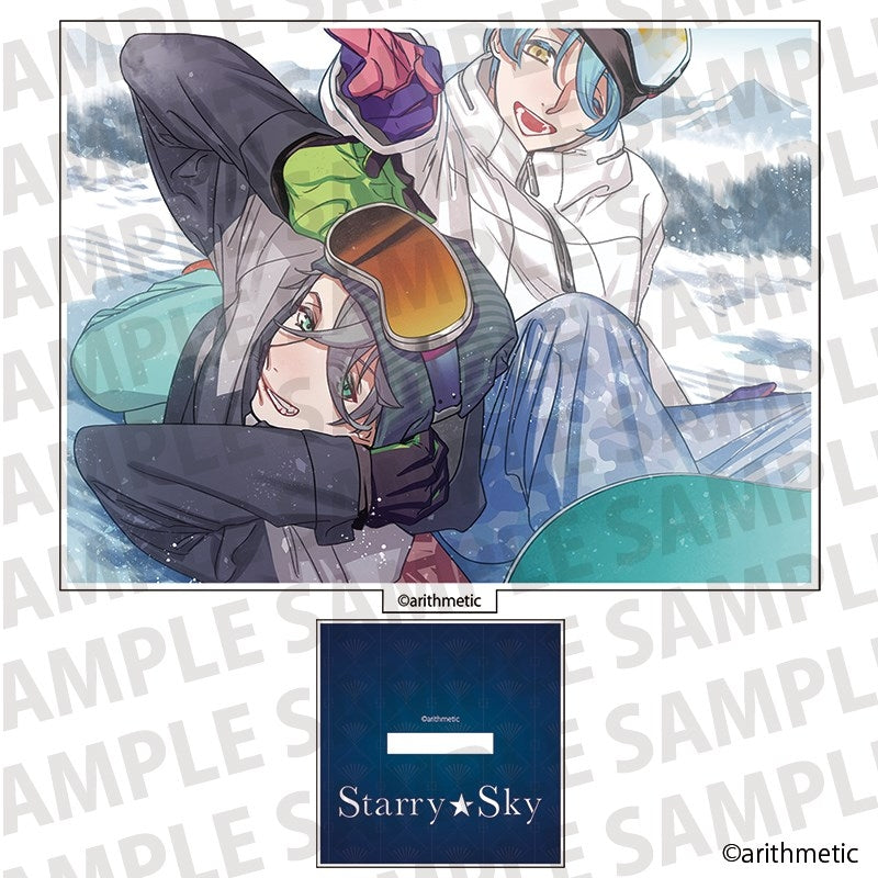 (Goods - Stand Pop) Starry☆Sky Card Shaped Acrylic Stand AGF2025 ver. Kazuki & Homare [After AGF2025]