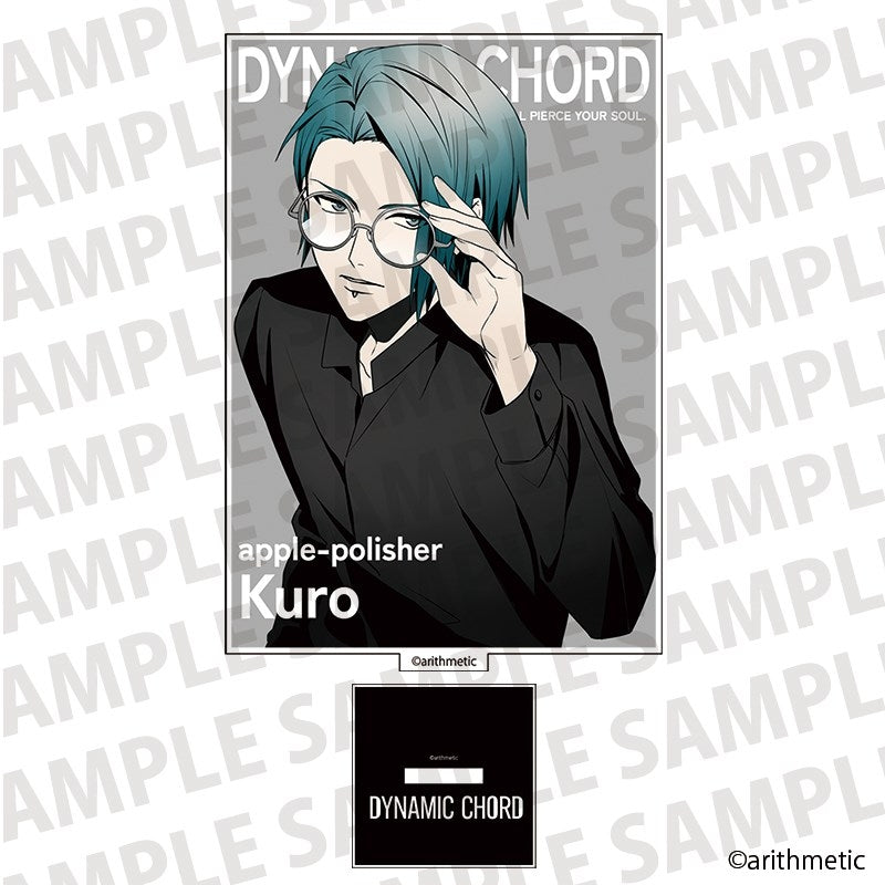 (Goods - Stand Pop) DYNAMIC CHORD Card Shaped Acrylic Stand Spent with U ver. Kuro [After AGF2025]