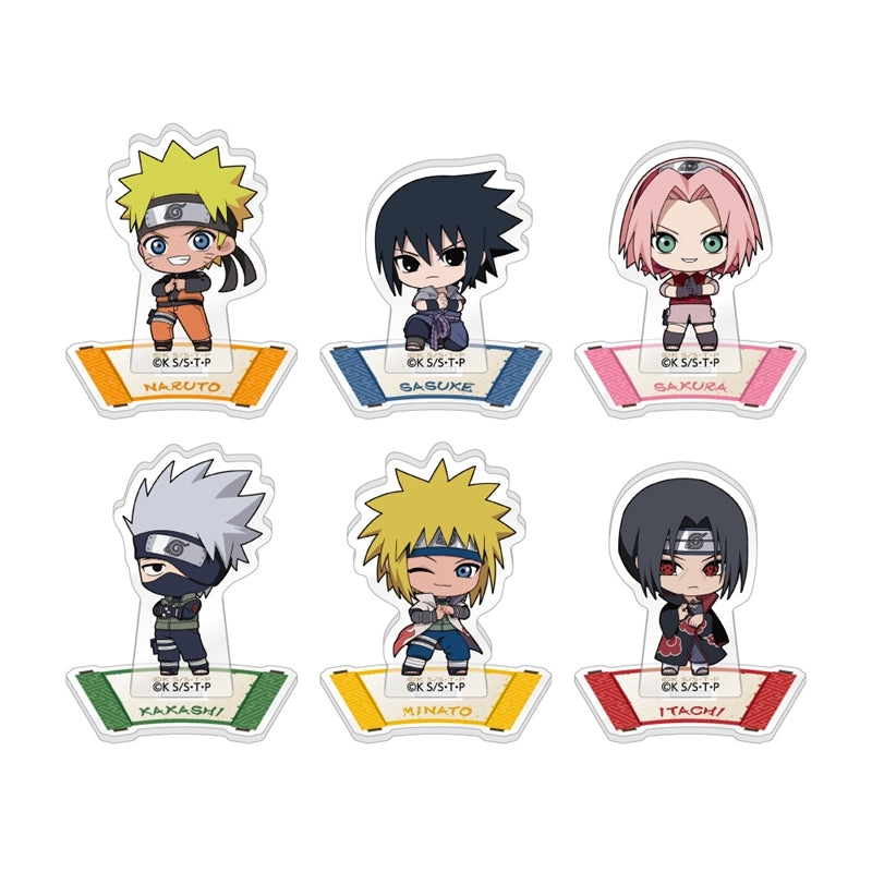 (1BOX=6)(Goods - Acrylic Stand) TV Anime - NARUTO Shippuden Trading Chibi Chara Acrylic Stand