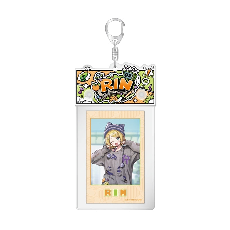 (Goods - Set) Hatsune Miku Photo Holder (w/Card) akiba culture fashion/Rin Kagamine