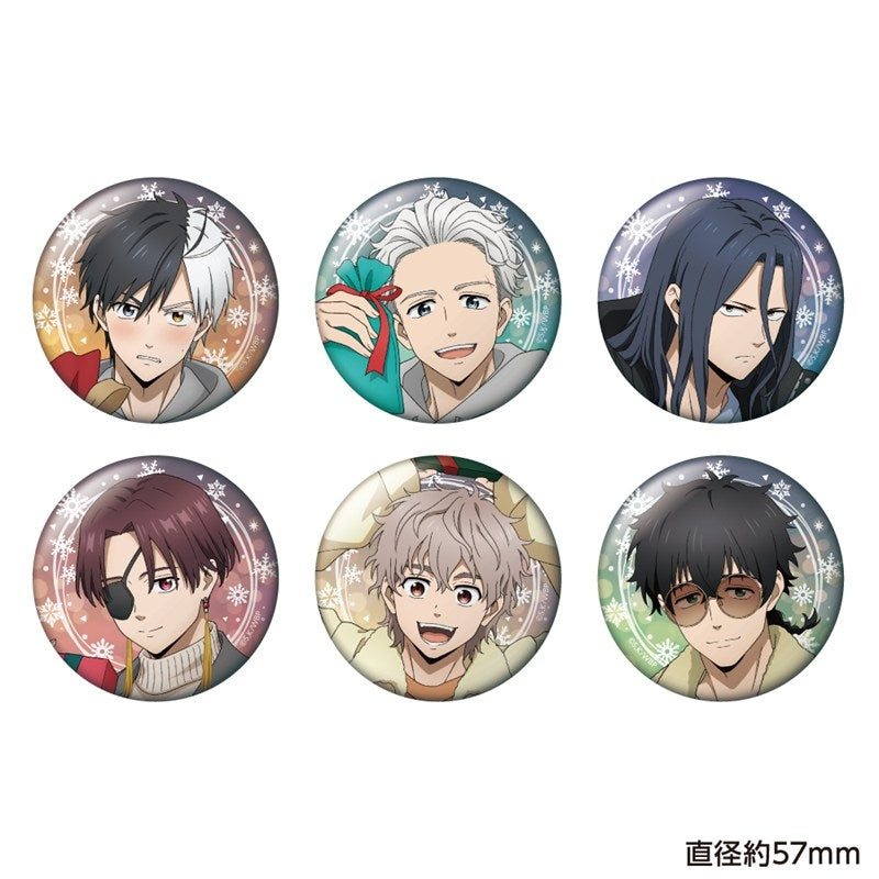 (1BOX=6)(Goods - Badge) WIND BREAKER Trading Holographic Button Badge Present ver.