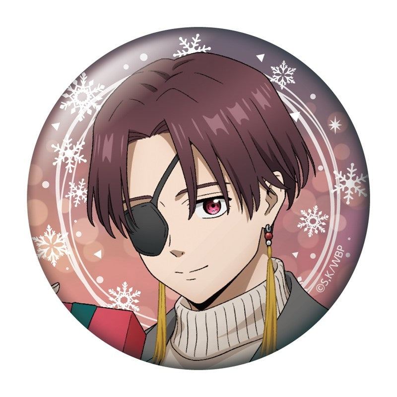 (1BOX=6)(Goods - Badge) WIND BREAKER Trading Holographic Button Badge Present ver.
