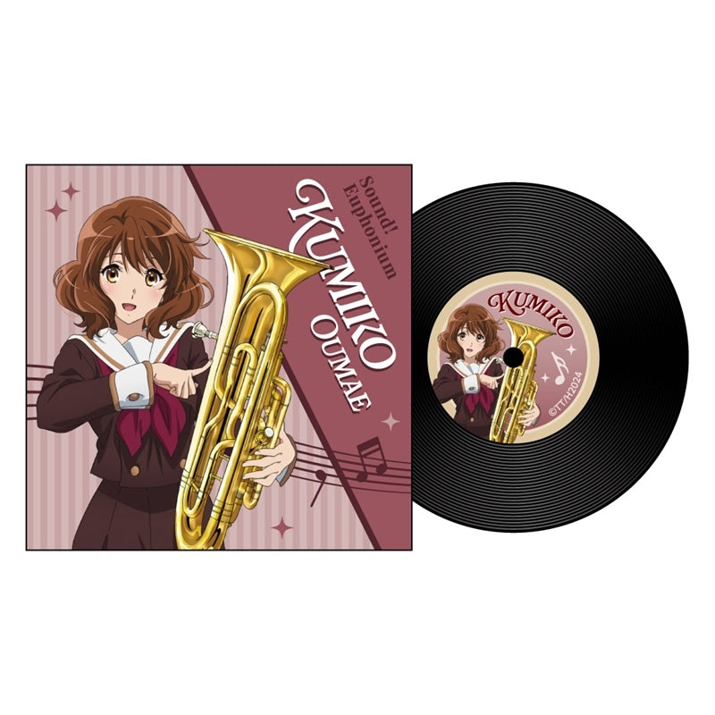 (Goods - Coaster) "Sound! Euphonium" Record Style Coaster / Kumiko Oumae