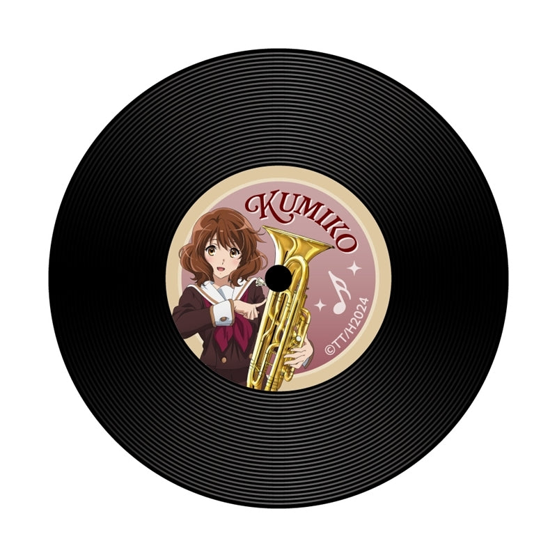 (Goods - Coaster) "Sound! Euphonium" Record Style Coaster / Kumiko Oumae
