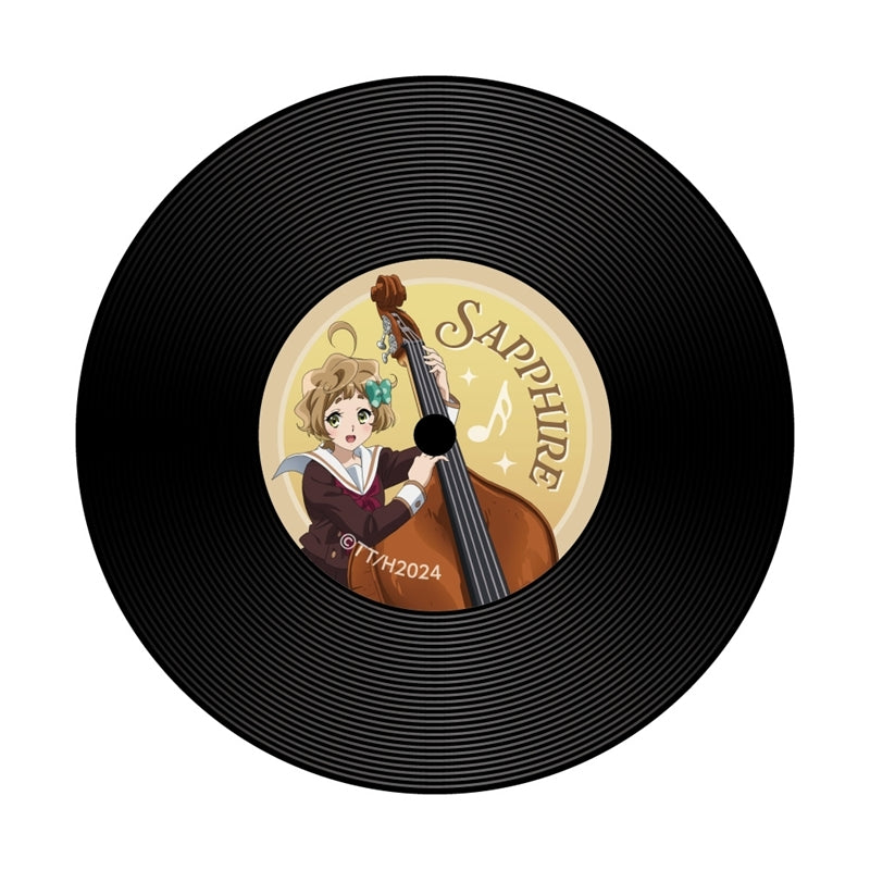 (Goods - Coaster) "Sound! Euphonium" Record Style Coaster / Sapphire Kawashima