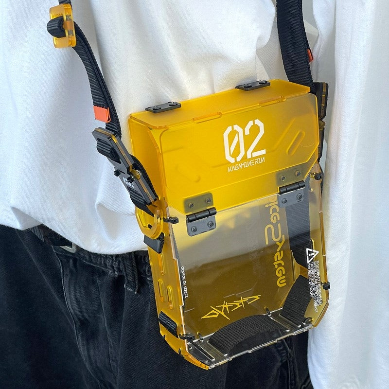 (Goods - Bag) Rin Kagamine Acrylic Shoulder Bag Rin Kagamine Model Window Type
