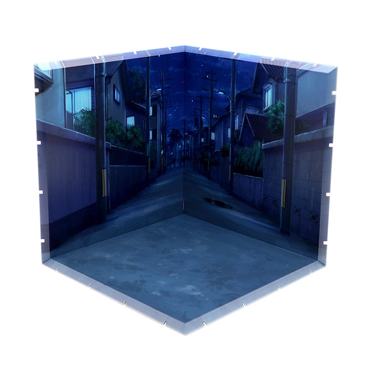 (Figure Accessory) Dioramansion 200: Residential Street (Night)